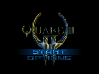 Quake II title screen for Nintendo 64